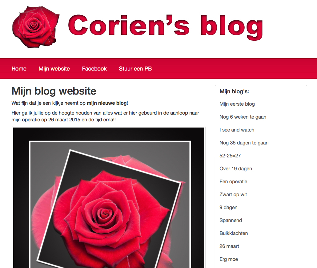 Mobile website van Corfer Corfer mobile webblog