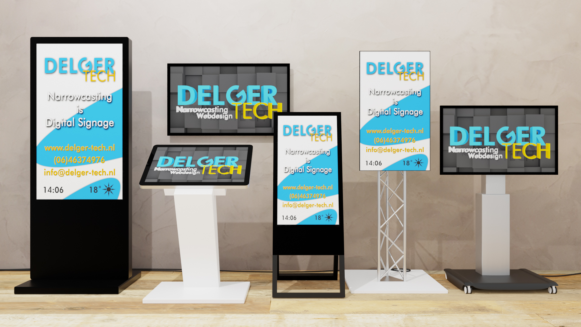 Narrowcasting is Digital Signage voor bedrijven