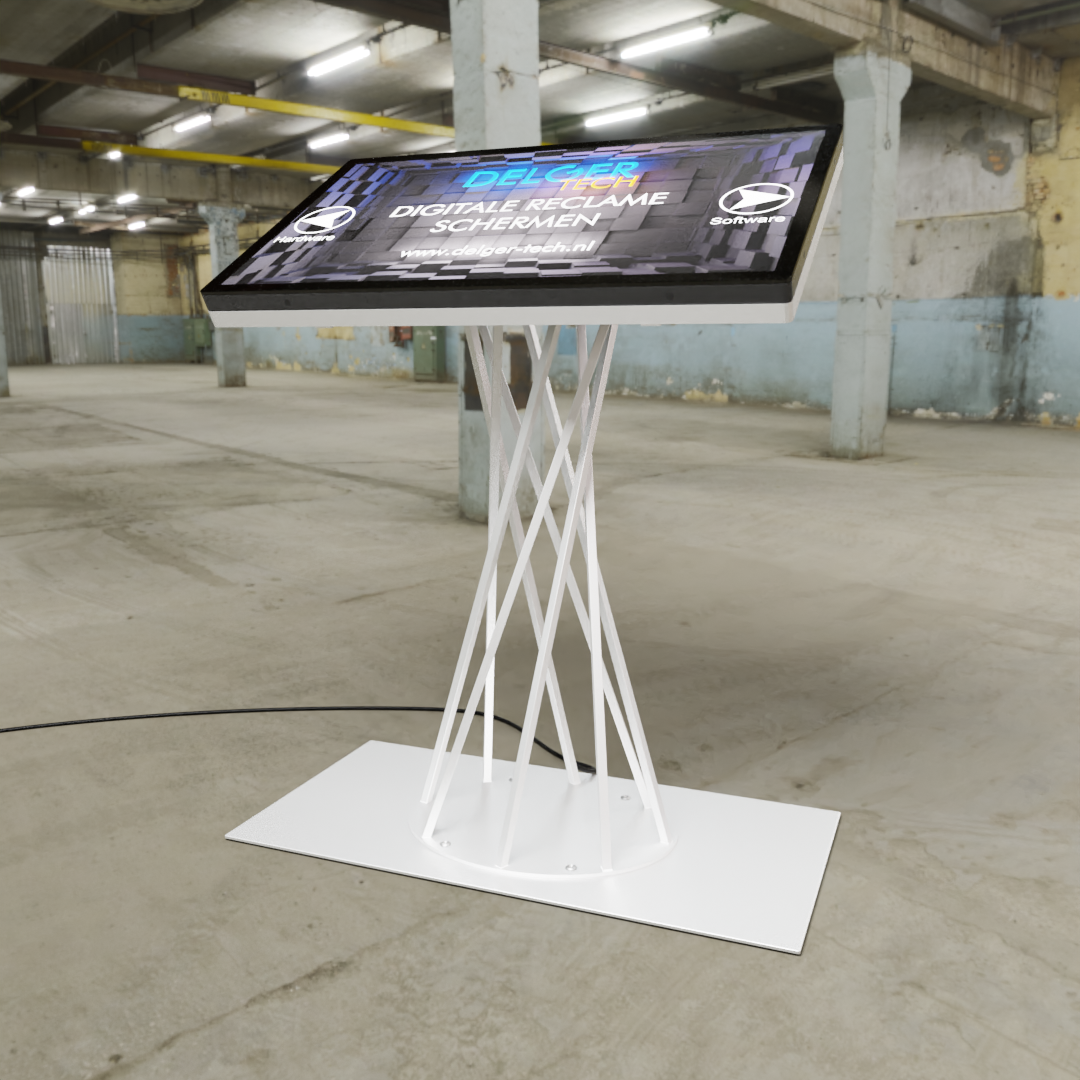 aangepast interactieve kiosk tafelmodel voor