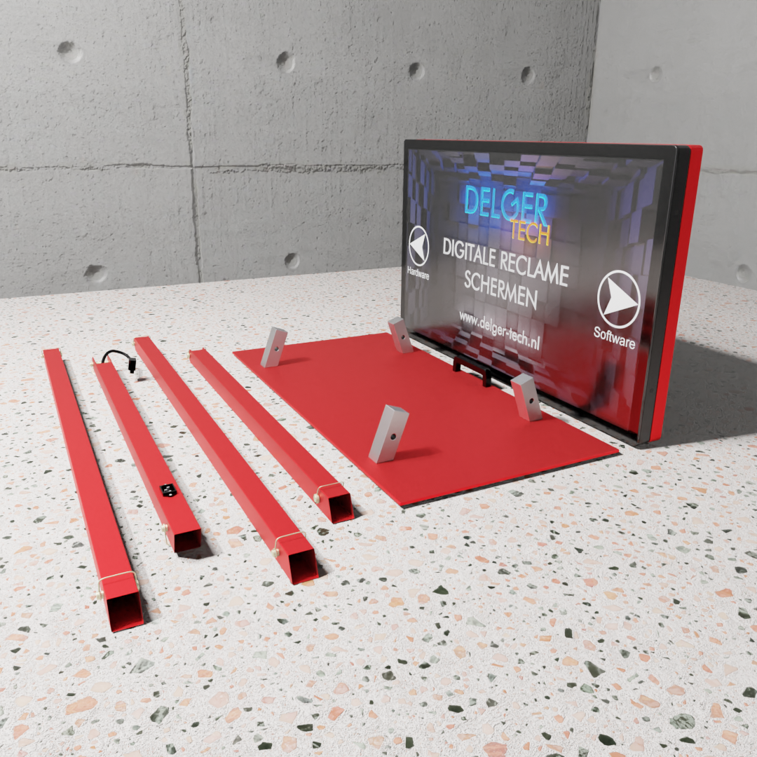 mobiel kiosk tafelmodel rood v2